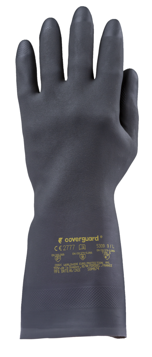 GANTS NITRILE 5500 VERT EP 0.38MM - COVERGUARD - Provence-EPI