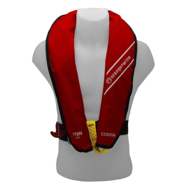 GILET DE SAUVETAGE AUTOMATIQUE SANS HARNAIS - ORANGE MARINE