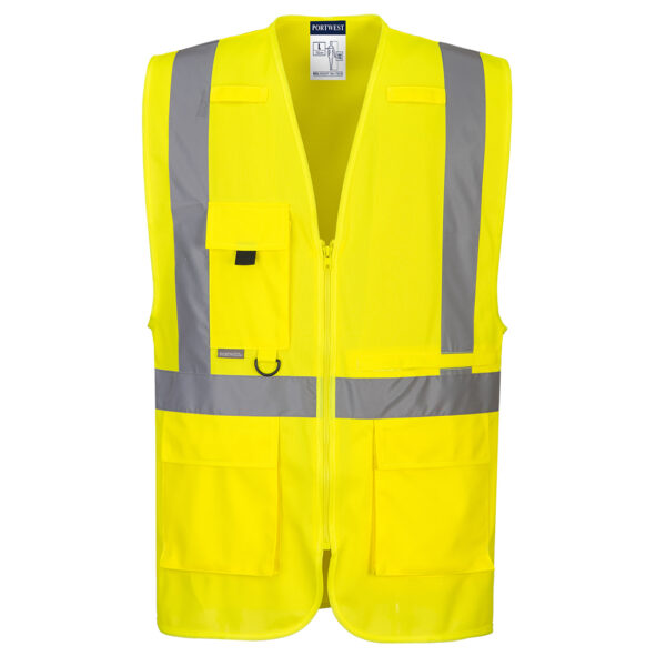 GILET HAUTE VISIBILITE FERMETURE A ZIP - PORTWEST