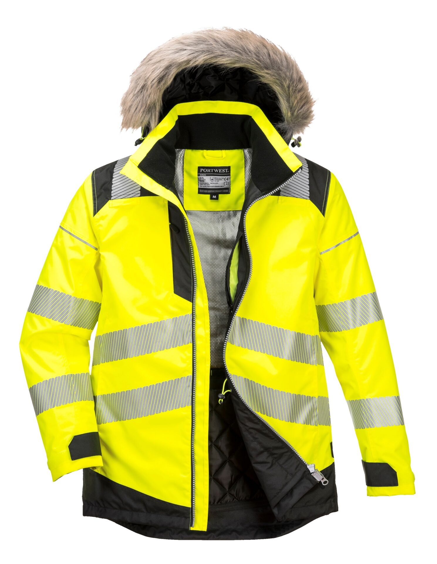 PORTWEST PW389YBR Veste de pluie haute visibilité PW3 pour femme