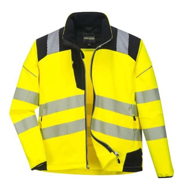 VESTE SOFTSHELL VISION T402 HAUTE VISIBILITE - PORTWEST