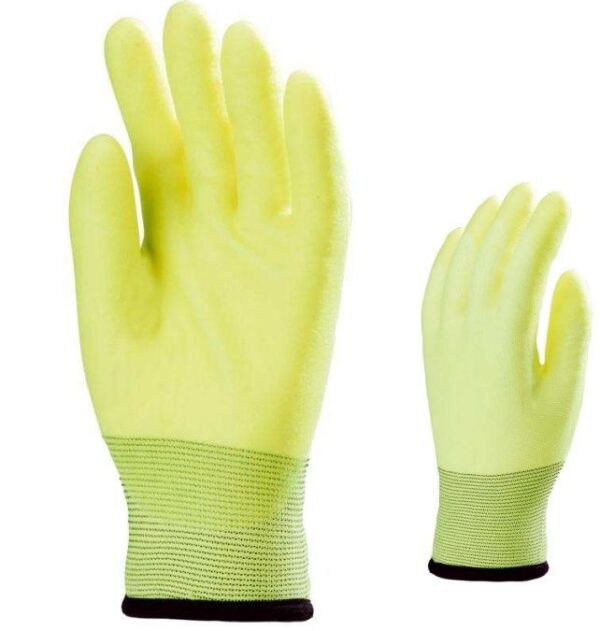 GANTS FLUO DEPERLANT PAUME ENDUIT - COVERGUARD