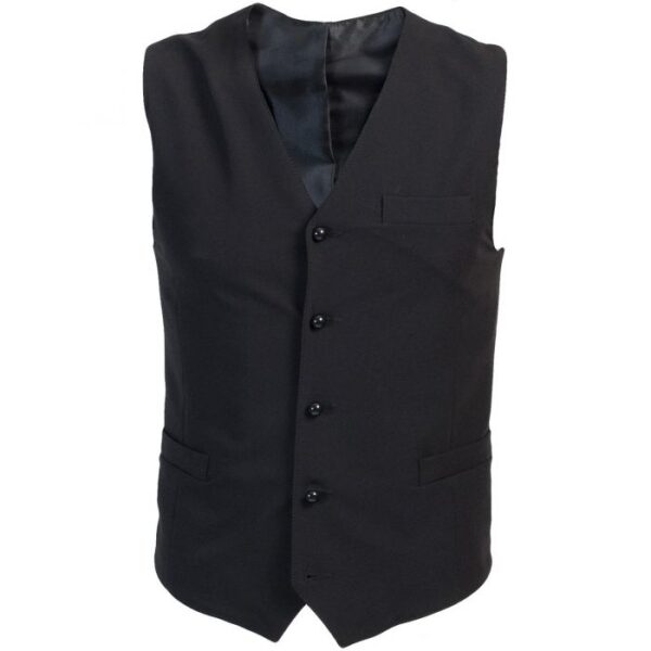 GILET DE SERVICE POUR HOMME NOIR - ROBUR