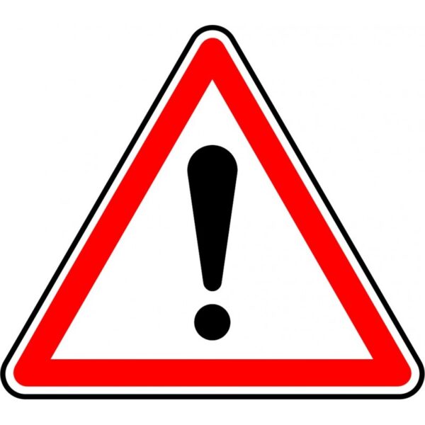 PANNEAU A14 ALERTE D'UN DANGER POTENTIEL