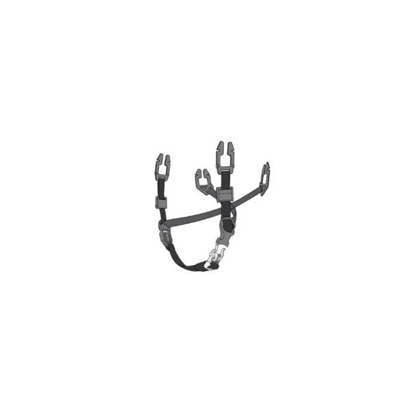 JUGULAIRE 4 POINTS COMPATIBLE AVEC CASQUE FORESTIER - FRANCITAL