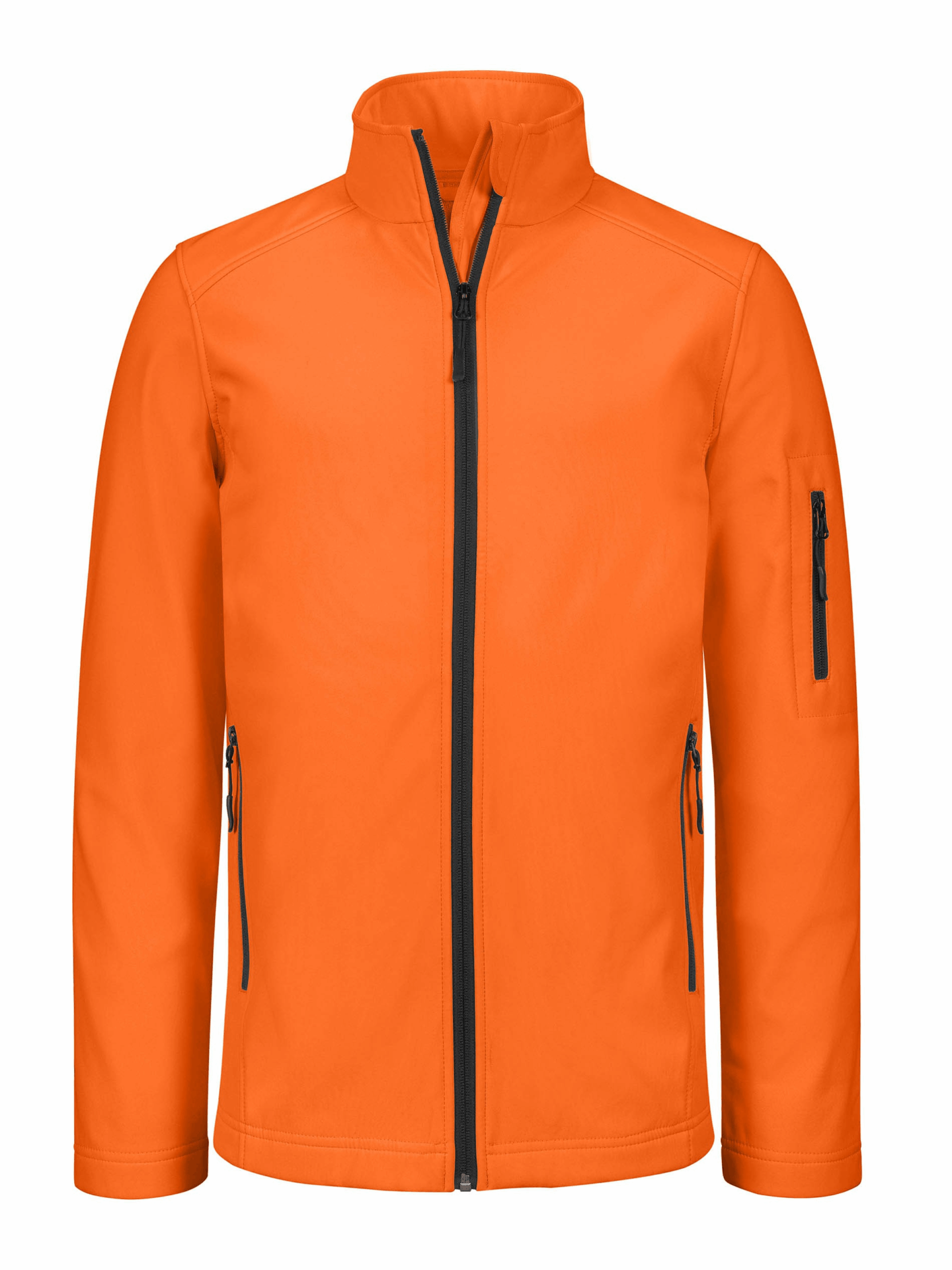 VESTE SOFTSHELL 300 GR ORANGE FLUO - KARIBAN