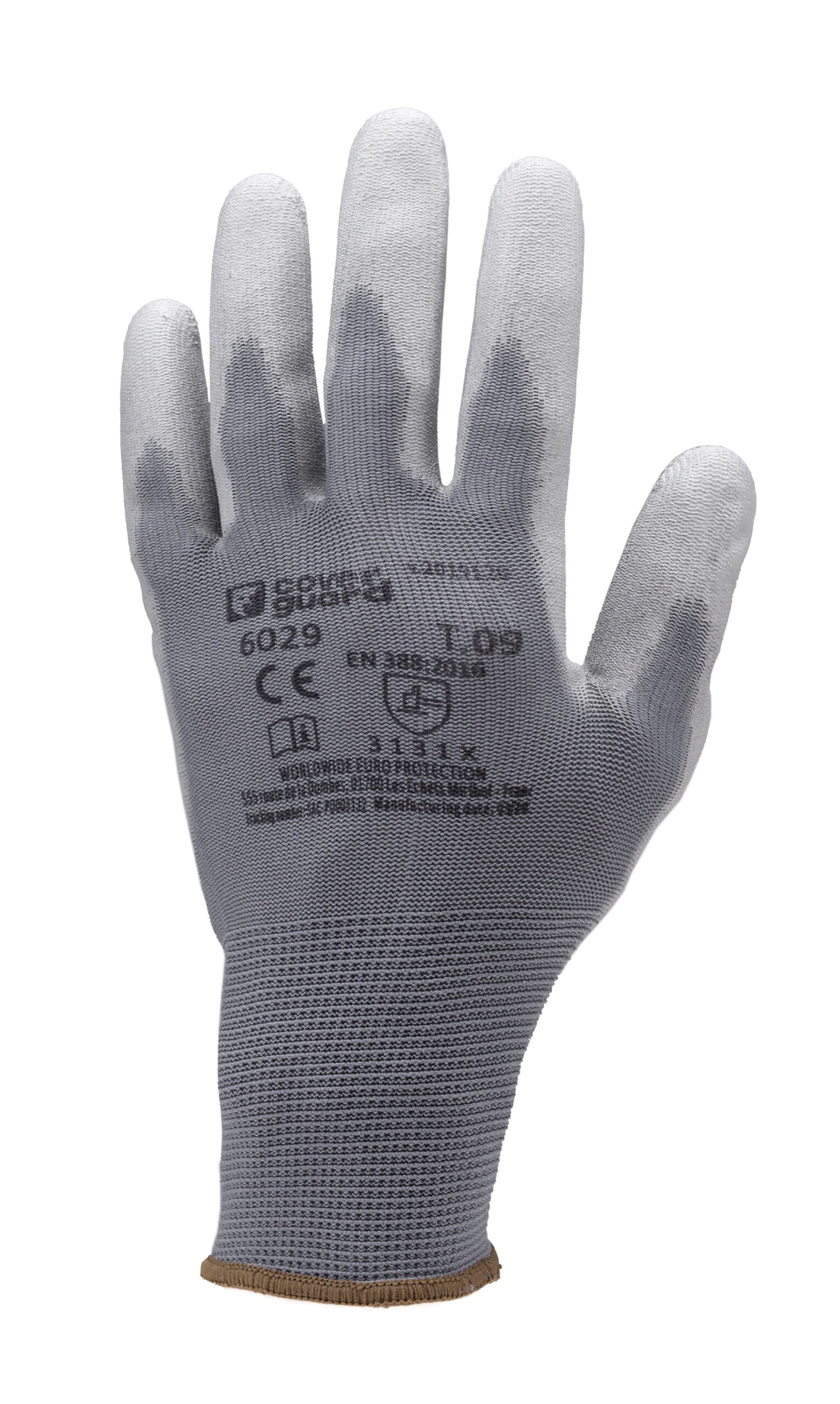 Gants de manutention noir Eurotechnique EuroLite - Provence Outillage