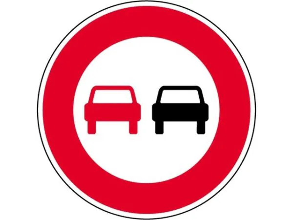 PANNEAU B3 INTERDICTION DE DEPASSER