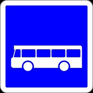 PANNEAU C6 - INDICATION D'UN ARRÊT D'AUTOBUS