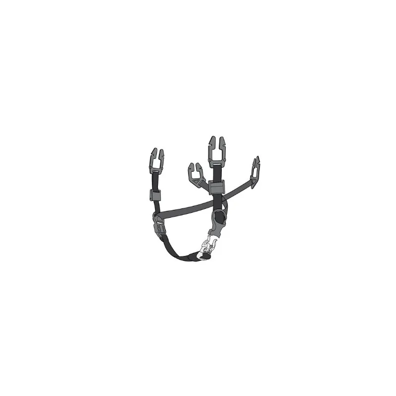 JUGULAIRE 4 POINTS COMPATIBLE AVEC CASQUE FORESTIER - FRANCITAL